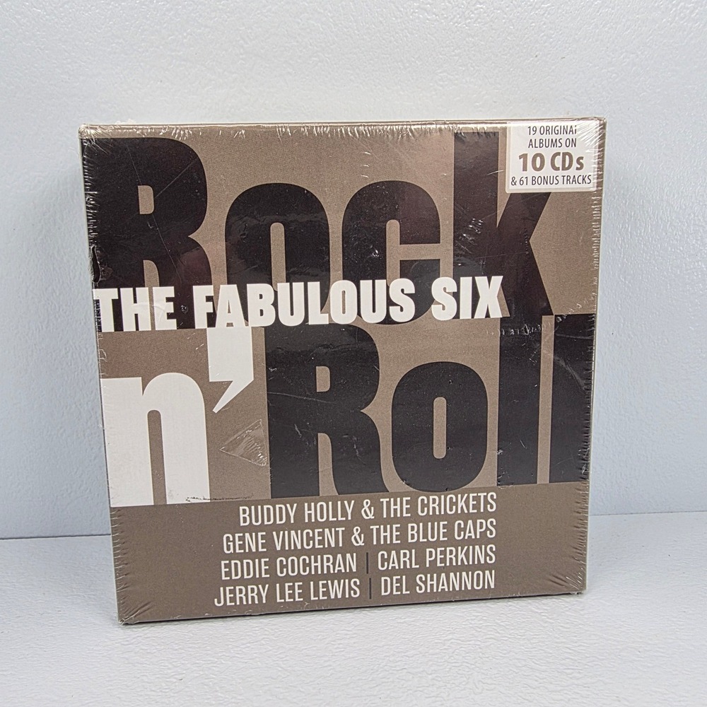 Fabulous Six 10 CD Rock n Roll Holly Vincent Cochran Perkins Jerry Lewis Shannon